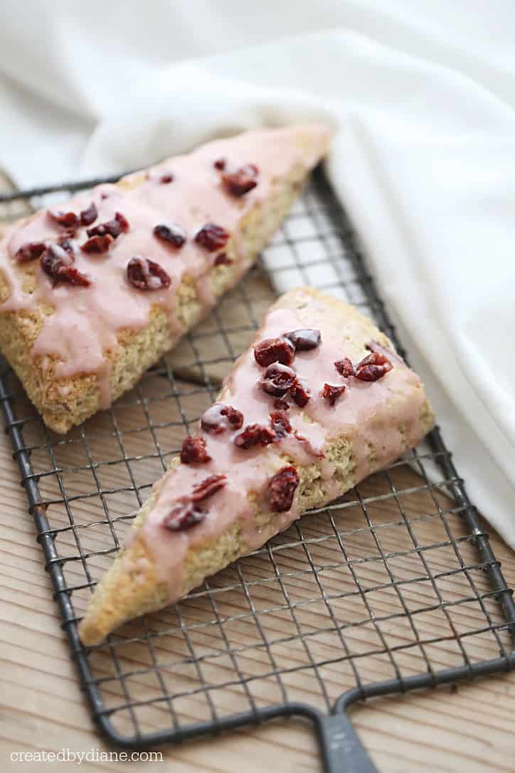 Cranberry Sauce Scones