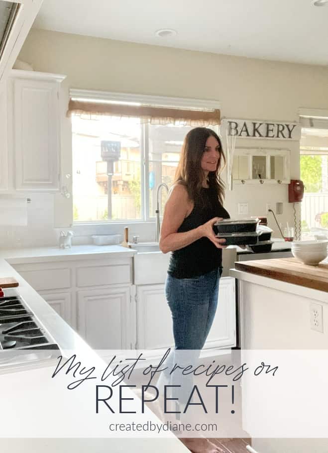 my list of recipes on repeat, food blogger, meal prep, make ahead createdbydiane.com