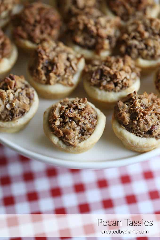 pecan tassies cookies, pecan lassie cookies, creatdbydiane.com