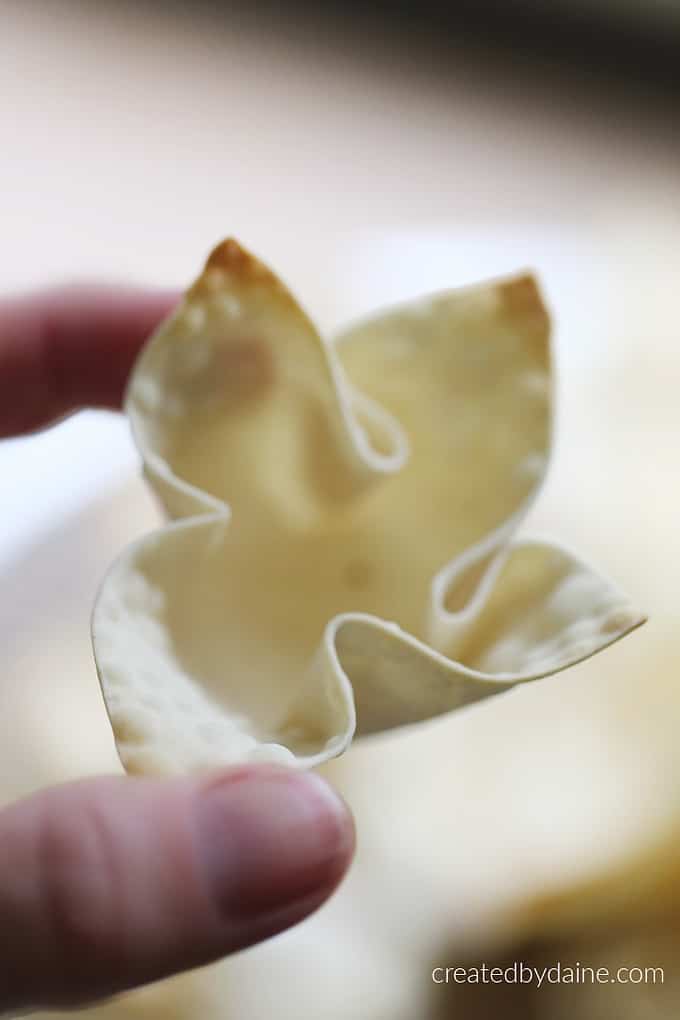 baked wonton cups from createdbydiane.com