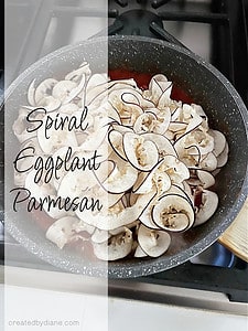 easy spiral eggplant parmesan createdbydiane.com