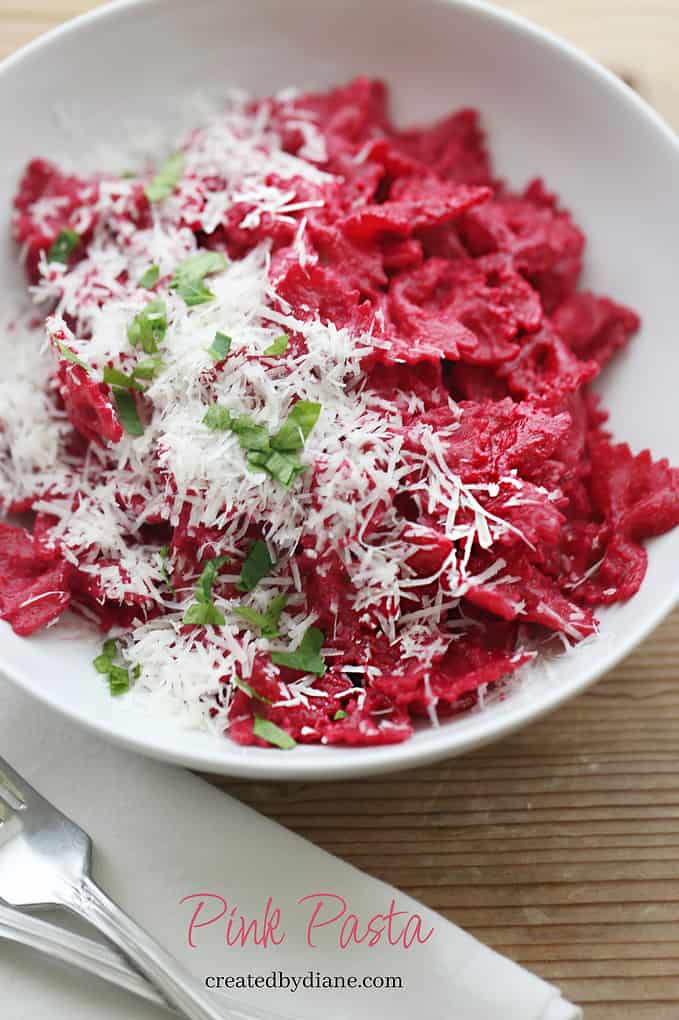 pretty in pink pasta sauce recipe from createdbydiane.com