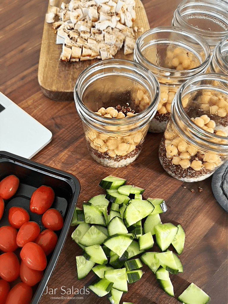GREEK JAR SALADS meal prep createdbydiane.com copy