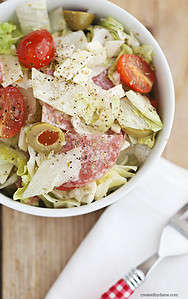 Italian sub chopped salad from createdbydiane.com