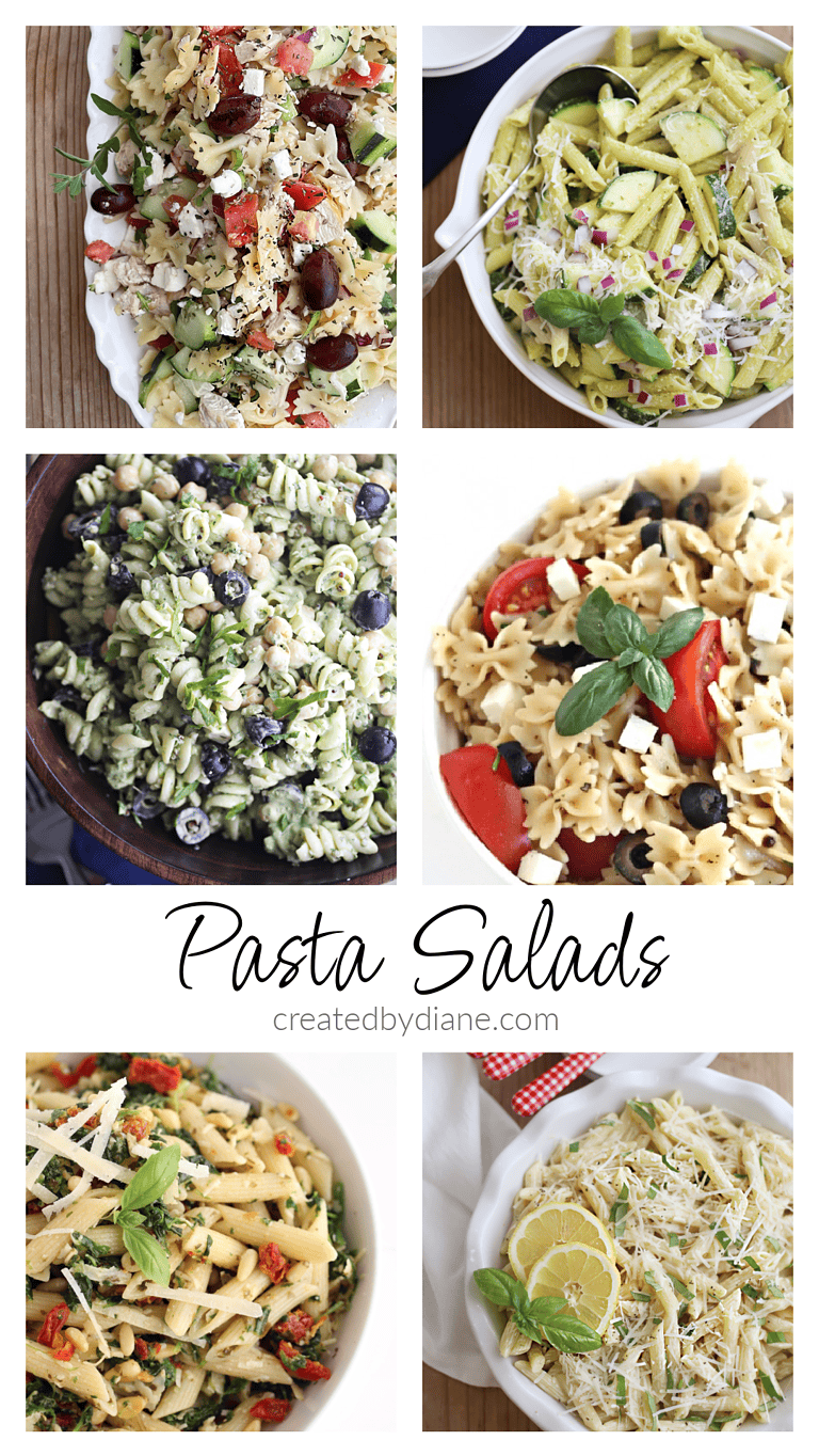 PASTA SALAD RECIPES createdbydiane.com