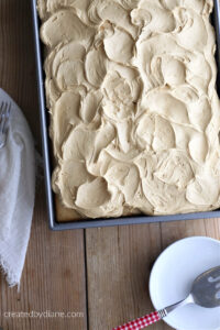 coffee frosted vanilla cake createdbydiane.com