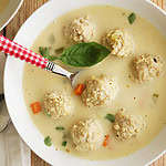 easy- CREAMY CHICKEN MEATBALL SOUP createdbydiane.com