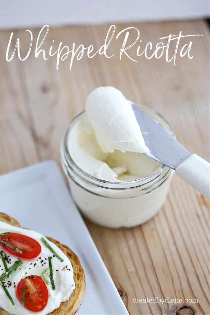 Light Ricotta How to Make Whipped Ricotta (Light, Fluffy and Delicious) | Created by ...
