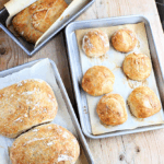 ARTISAN BREAD RECIPE for crusty bread and rolls createdbydiane