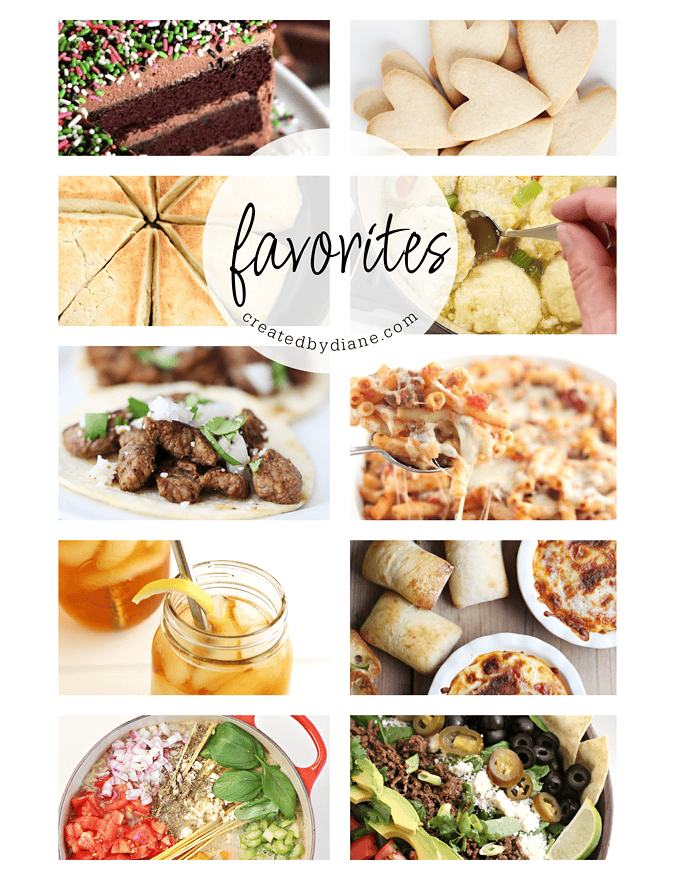 food blog favorite recipes from Diane at createdbydiane