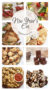 NEW YEAR'S EVE appetizers, fun salad and sweets createdbydiane