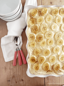 BANANA PUDDING CAKE shortcut recipe createdbydiane