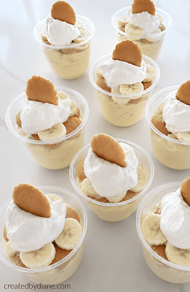banana pudding mouse cups