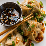 HOW TO MAKE PORK DUMPLINGS in a skillet, the easy no fold quick dumpling recipe createdbydiane