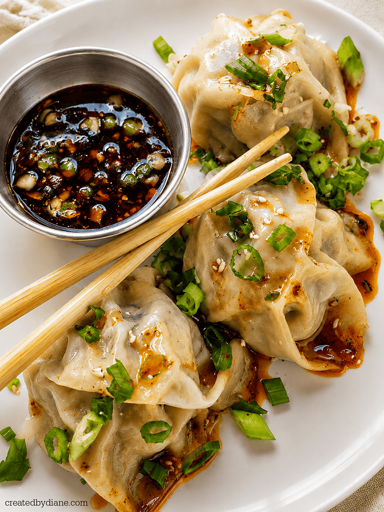 easy pork dumplings
