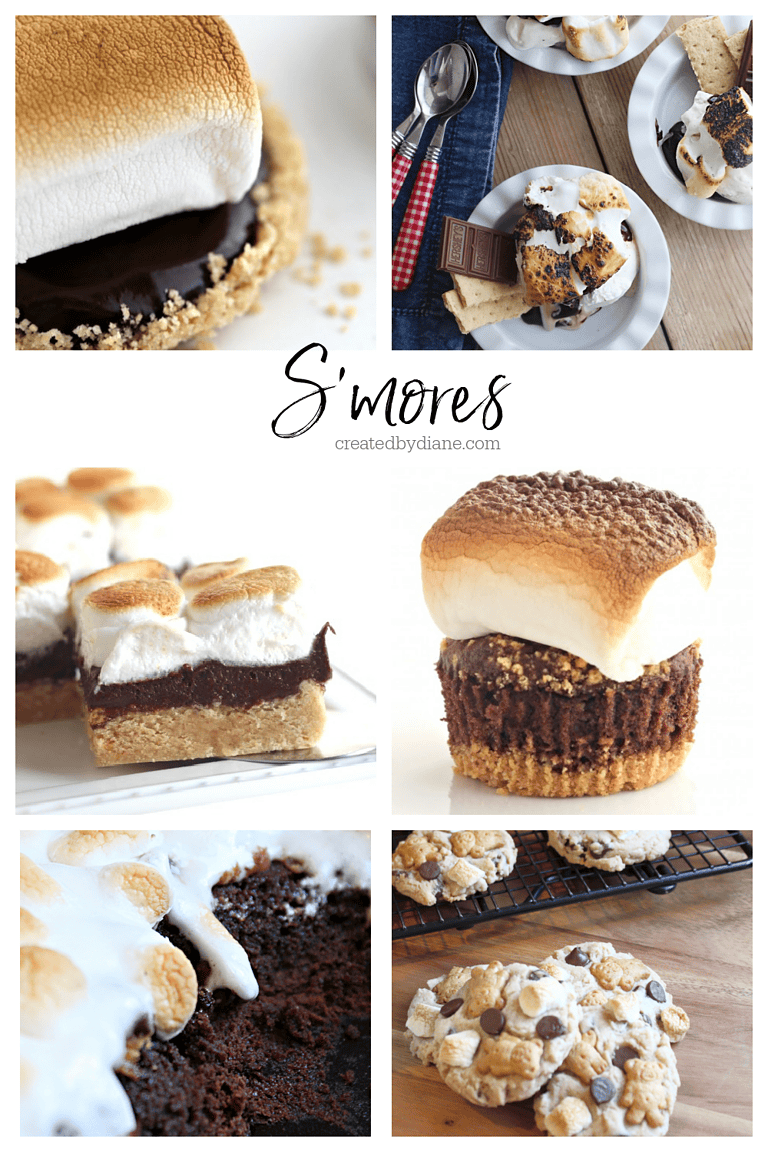 S'mores 12 Different Ways-S'more Recipes beyond the campfire