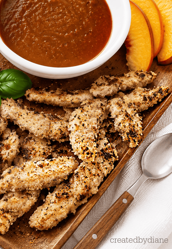 Fresh Peach- Sweet and Spicy Bourbon Peach Dipping Sauce