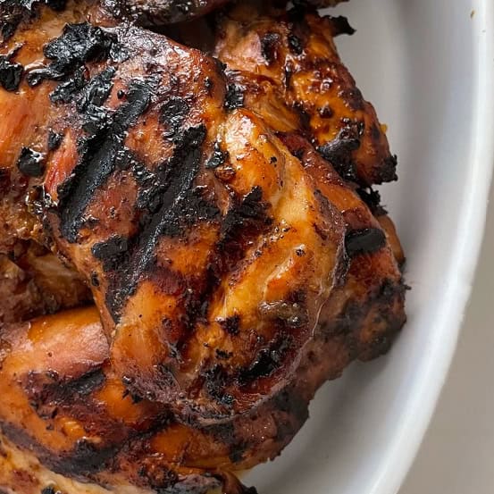Grilled Chicken- Brown Sugar Soy Glazed Chicken Recipe